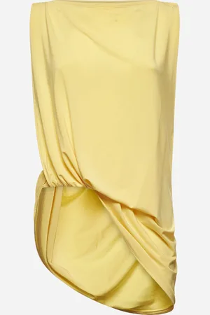 Jacquemus Top Il top Peplo giallo
