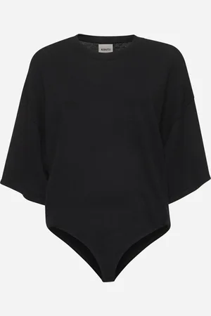 Khaite Body Simon in maglia stretch nera