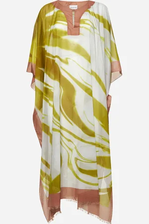 DRIES VAN NOTEN Kaftano stampato in cotone