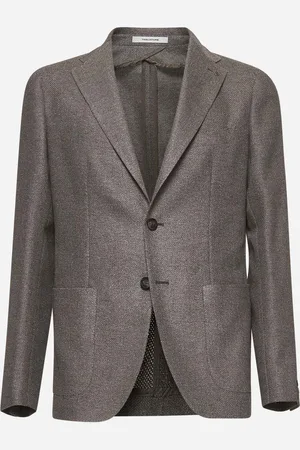 TAGLIATORE Blazer Montecarlo in seta e lana marrone
