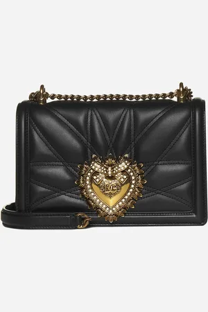 Dolce & Gabbana Borsa Devotion media in nappa trapuntata