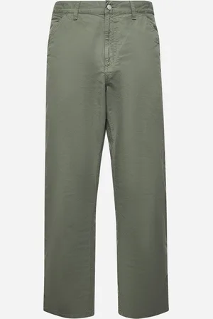 Carhartt Pantaloni Single Knee in cotone verde