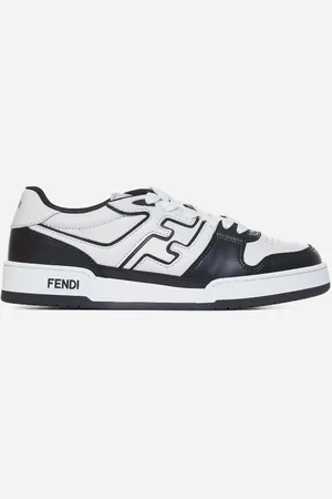 Fendi Sneakers Match in pelle