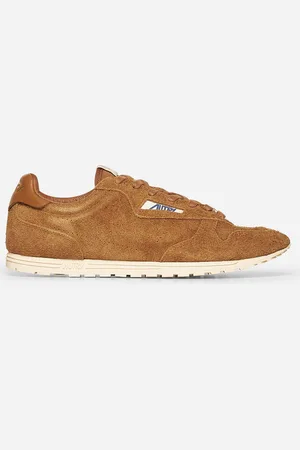 Autry Sneakers Windspin in camoscio marrone