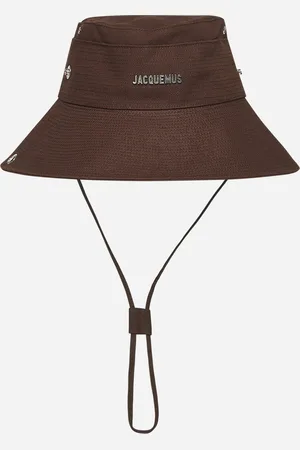Jacquemus Cappello Il cappello da pescatore in denim de-Nîmes marrone