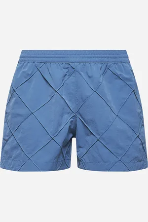 Bottega Veneta Shorts da mare Intreccio azzurro