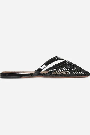 Alaïa Mules flat infradito nere