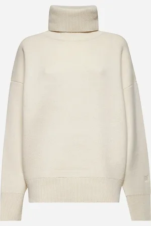Totême Dolcevita in maglia double avorio