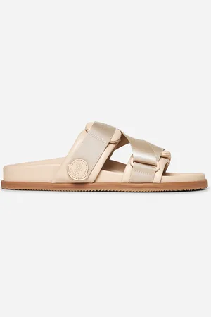 Moncler Slide Mon Summer in nappa rosa