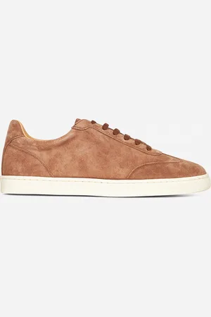 Brunello Cucinelli Sneakers in camoscio lavato marrone