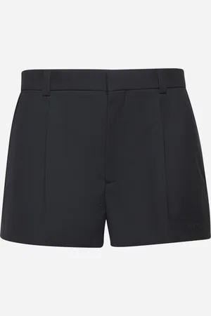 Gucci Shorts in twill di lana grigio scuro