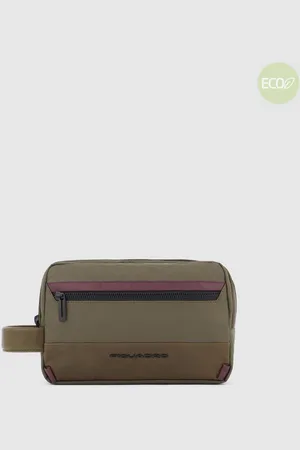 Piquadro BY5853W115/VE Nécessaire Da Viaggio A Due Scomparti Verde