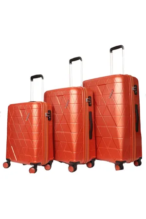 American Tourister Triangolo set 3 pezzi rigidi 4 ruote metallic copper arancione 115974/D791 60G03004