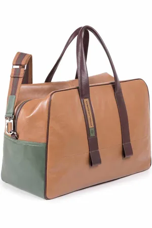 Piquadro Borsone Beige Scuro/verde BV5175W105/BEVE