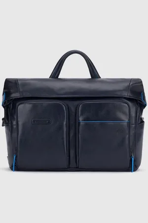 Piquadro CA5942B2V - Messenger Roll Top Porta Computer 14" E Ipad®Pro Blu Notte