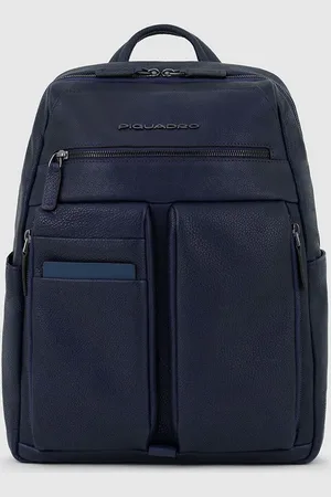 Piquadro CA6028S122/BLU Zaino Porta Computer 14" E Porta Ipad® Blu