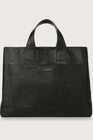 Orciani Borsa a mano grande nora kindu in pelle stampa cocco B02075KDU-001