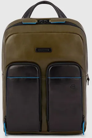 Piquadro Zaino Porta Computer E Porta Ipad® Con Verde/Nero