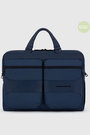 Piquadro CA6017S124/BLU Cartella Porta Computer 15,6" Portabile A Zaino Blu Notte