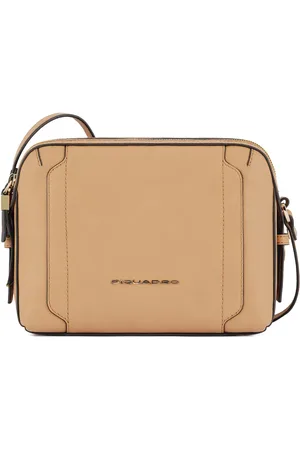 Piquadro Borsa a tracolla In Pelle Beige2 BD4870W92/BE2