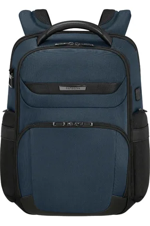 Samsonite De Santis Zaino Blu PRO-DLX 6 151780-1090, Zaino top di gamma, look unico ed organizzazione interna perfetta