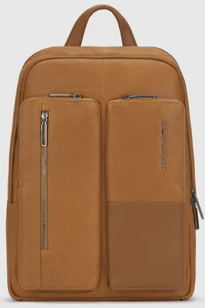 Piquadro CA5884W116 - Zaino Porta Computer 14" E Porta Ipad® Senape