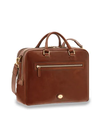 The Bridge Briefcase Marrone/oro 06350001.14