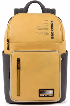Piquadro Zaino Porta Computer E Porta Ipad Giallo CA5145W106/G