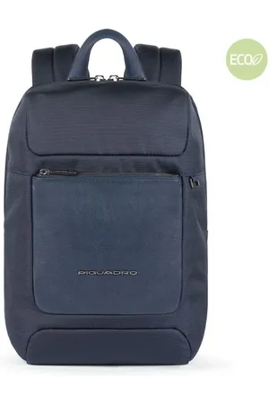 Piquadro Zainetto Porta Computer In Pelle Blu Notte CA5315S115/BLU
