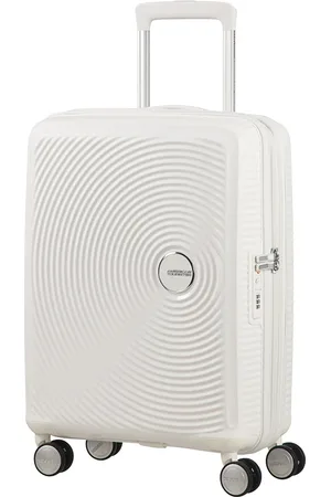 American Tourister SOUNDBOX Spinner Espandibile (4 Ruote) 55 cm Pure White