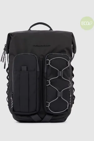 Piquadro Zaino Porta Computer 14" In Tessuto Riciclato