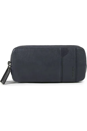 Piquadro Astuccio A Tre Cerniere Con Manico Blu Notte AC2141S105/BLU