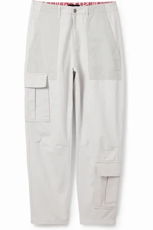Desigual Pantaloni cargo patchwork