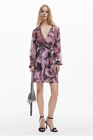 Desigual Abito vaporoso orchidee
