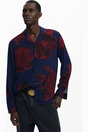 Desigual Camicia a fiori scuri