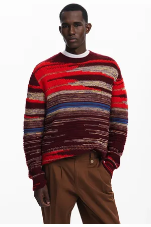 Desigual Maglione spesso a righe