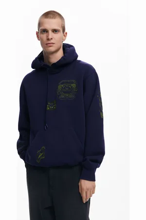Desigual Felpa ricamata con tigre