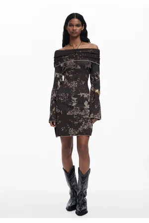 Desigual Abito bardot aderente