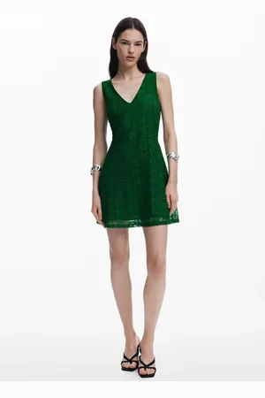 Desigual Abito in pizzo senza maniche
