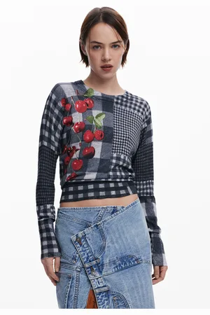 Desigual Maglione vichy frutta