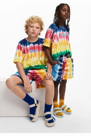 Desigual Pantaloni tie-dye