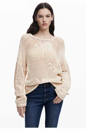 Desigual Maglione fluido traforato