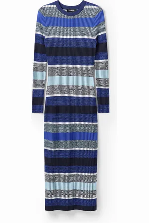 Desigual Abito midi costine rigate