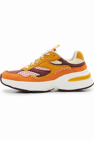 Desigual Sneaker camoscio patch runner