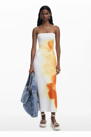 Desigual Abito a fascia con fiori
