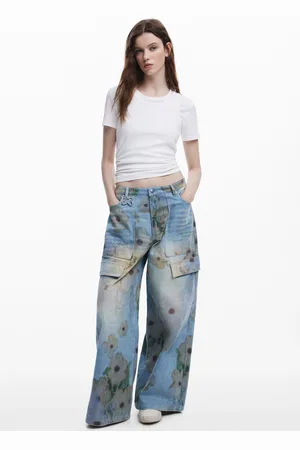 Desigual Jeans Wide Leg Collina Strada