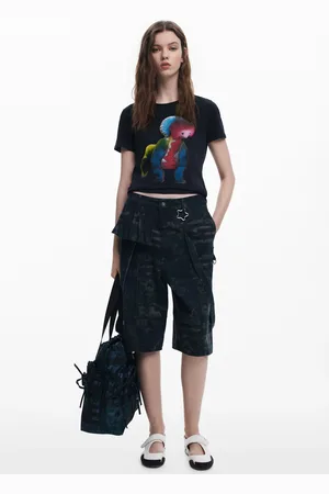 Desigual Maglietta Reversibile Collina Strada