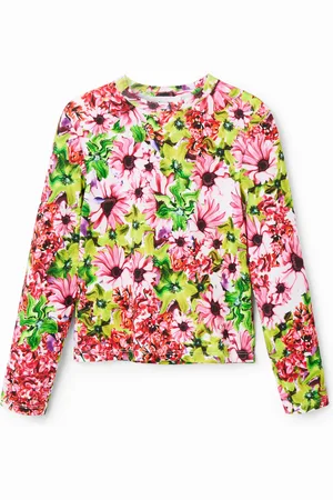 Desigual Maglietta floreale multicolor