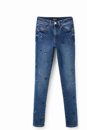 Desigual Jeans slim push up Mickey Mouse