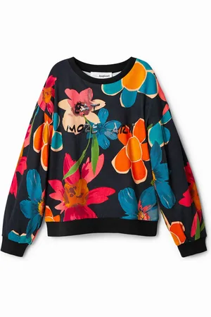 Desigual Felpa oversize a fiori